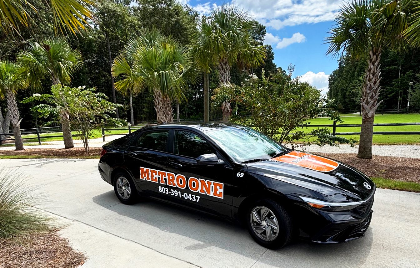 A Metro One NEMT sedan in South Carolina
